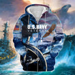 Premium U.S. Navy Veteran Zip Hoodie PVC081204