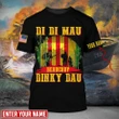 Custom Name Di Di Mau Dinky Dau Vietnam Veteran Black Color T-shirt TVN17010308