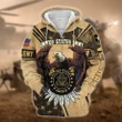 Premium US Military US Army Veteran Zip Hoodie PVC18020301
