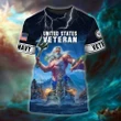 Premium US Military US Navy Veteran T-Shirt PVC22030102