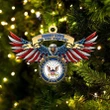 Premium Eagle US Navy Veteran Ornament NPVC26090202