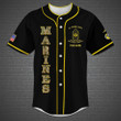 Marine Corps Military Baseball Shirt Custom Name And Rank NPVC02061028