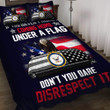 US Navy Veteran Coming home under a flag bedding set Pi22052104