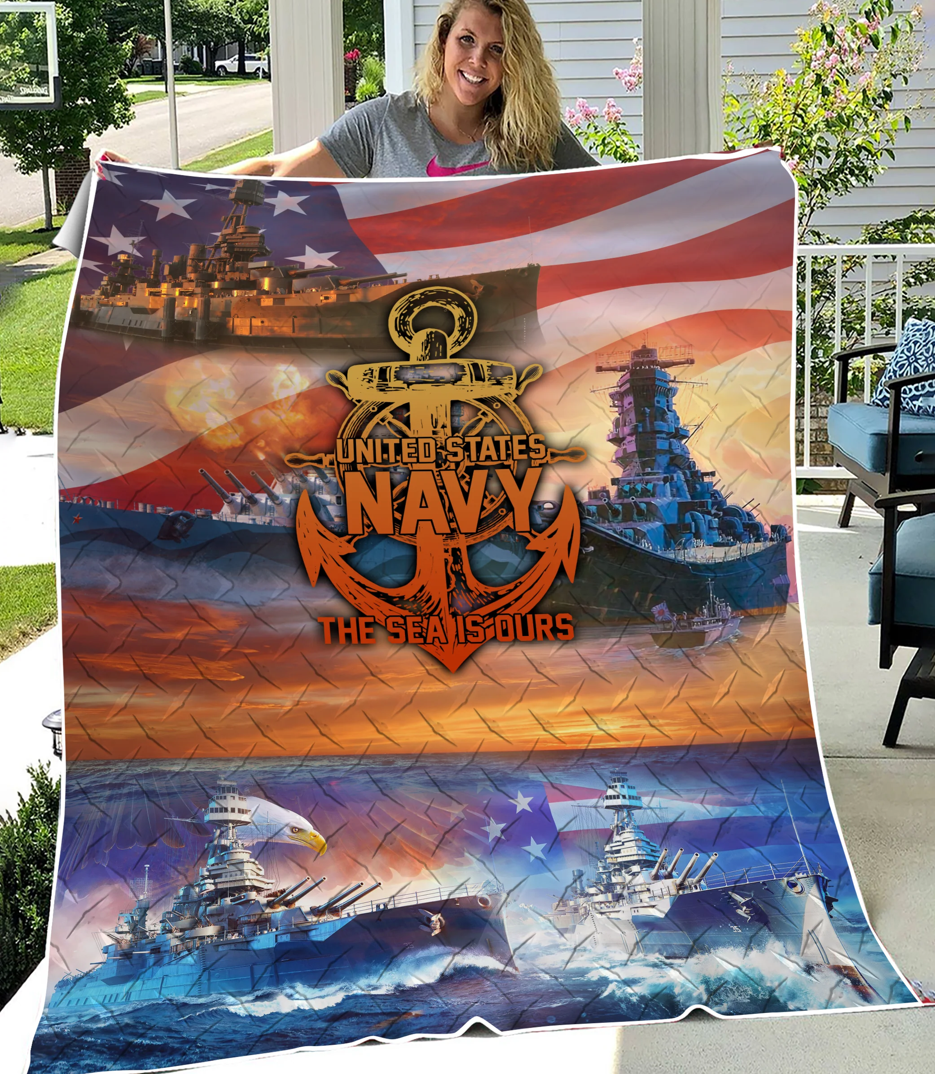 US Navy Soft and Warm Blanket
