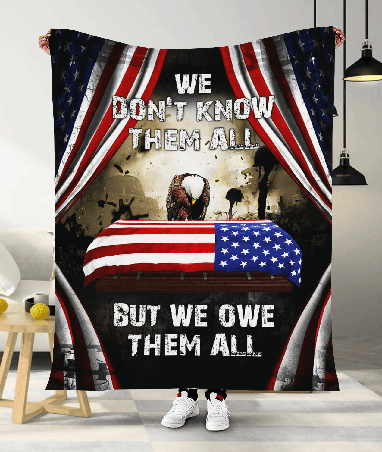 Veteran's Day We Don't Know Them All But We Owe Them All 3D All Over Printed Blanket