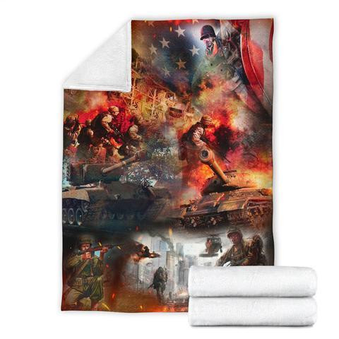 US Army 3D All Over Printed Blanket