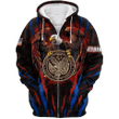 US Veteran - Eagle Scratch Unisex Shirts MON26102201-VET