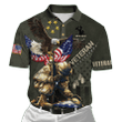 Eagle US Veteran 3D All Over Printed Unisex Polo Shirt MON15082201-VET