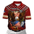 US Veteran - America Bald Eagle Flag & The Solider Unisex Polo Shirts TT03112201-VET