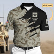 Premium Personalized Veteran Polo Shirt All Over Printed SVPV105