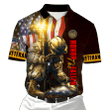 US Veteran - American Flag Honor The Fallen Unisex Polo Shirts MON04102202-VET