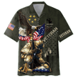 Eagle US Veteran 3D All Over Printed Hawaiian Shirt MON15082201-VET