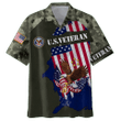 US Veteran - Eagle With American Flag Flies In Freedom Unisex Hawaii Shirts MON01102201-VET