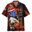 US Veteran - Eagle And The Solider 3D All Over Printed Hawaiian Shirt MH24082201- VET