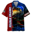 US Veteran - Eagle With American Flag Unisex Hawaii Shirts MON24102201-VET