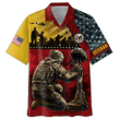 US Veteran - Honor The Fallen 3D All Over Printed Unisex Hawaii Shirts MON22082201-VET