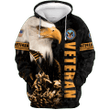 US Veteran - American Big Eagle Unisex Hoodie MH04102202 - VET