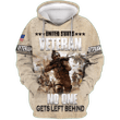 US Veteran - No One Gets Left Behind Unisex Hoodie TT051001-VET