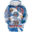 US Veteran - Home Of The Free Because Of The Brave Hoodie MON08102201-VET