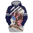 HOME OF THE FREE BECAUSE OF THE BRAVE - HOODIE