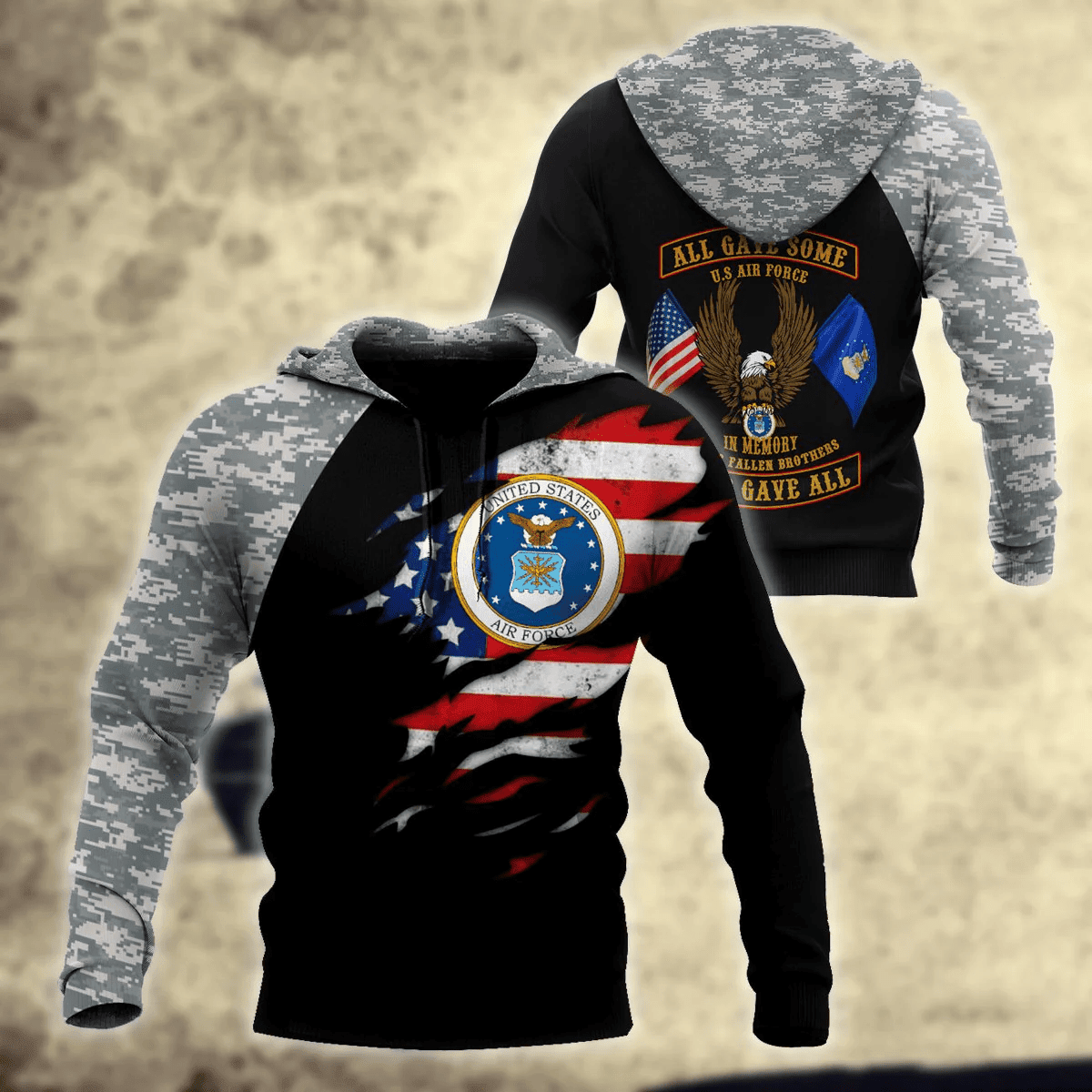 Soldier US Air Force 3D All Over Printed Shirt Hoodie MP22082006