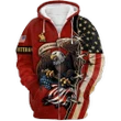 All Gave Some - Some Gave All - US Veteran Zip Hoodie