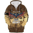 Land Of The Free - Because Of The Brave- Memorial Day - Zip Hoodie With Pocket