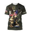 Eagle US Veteran 3D All Over Printed T-Shirt