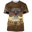 Land Of The Free - Because Of The Brave- Memorial Day - T-Shirt With Pocket