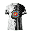 Veteran US Marine Corps in my heart 3D shirts for men and women BW