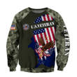 US Veteran - Eagle With American Flag Flies In Freedom Unisex Sweatshirts MON01102201-VET