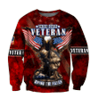 US Veteran - Eagle With American Flag Honor The Fallen Sweatshirt TT011001- VET