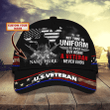 3D Classic Cap Custom Name Veteran
