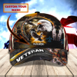 3D Classic Cap Veteran Custom Name Cap