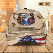3D Classic Cap Veteran Custom Name Cap