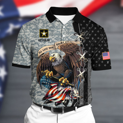 Premium U.S Army Polo All Over Printed NDT070816XX