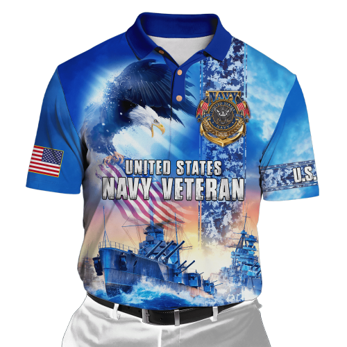 All Over Printed U.S Navy Veteran Unisex Hoodie MON26072202- NA