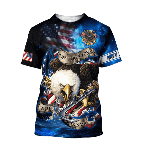 All Over Printed U.S Navy Veteran Unisex T-Shirts MON27072201- NA