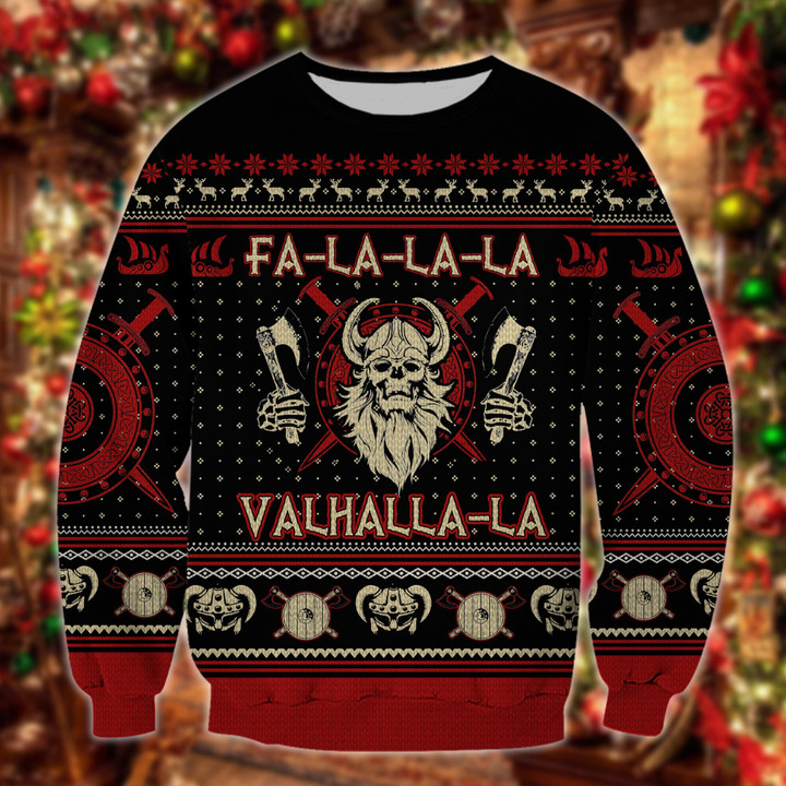Unique FALALALA VALHALLA-LA Sweater Shirt TVN051105