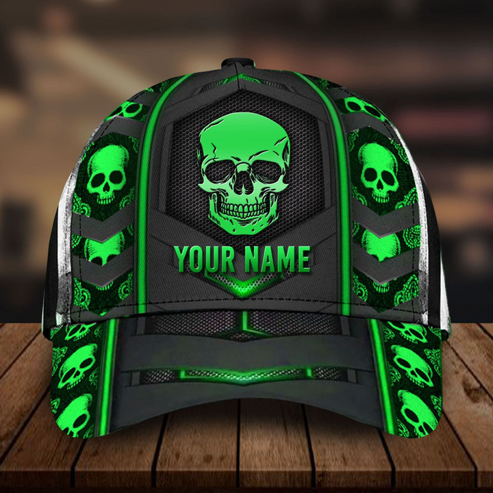 Premium Skull Unisex Cap 3D Multicolor Personalized | Ziror