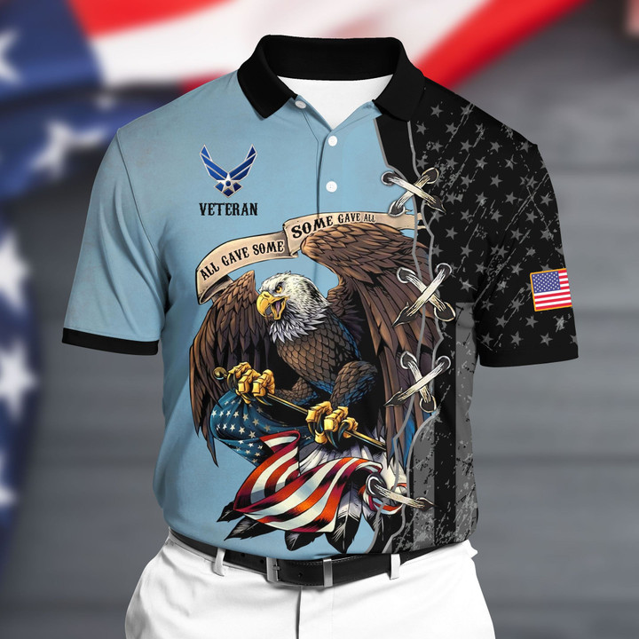 Premium U.S Air Force Polo All Over Printed NDT070705XX