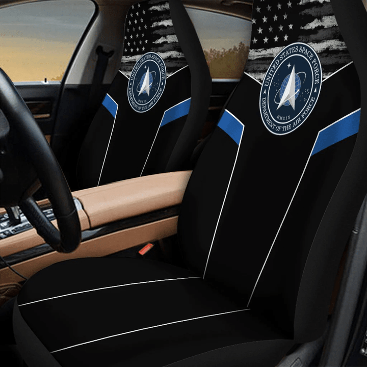 US Space Force 3D design print car seat covers