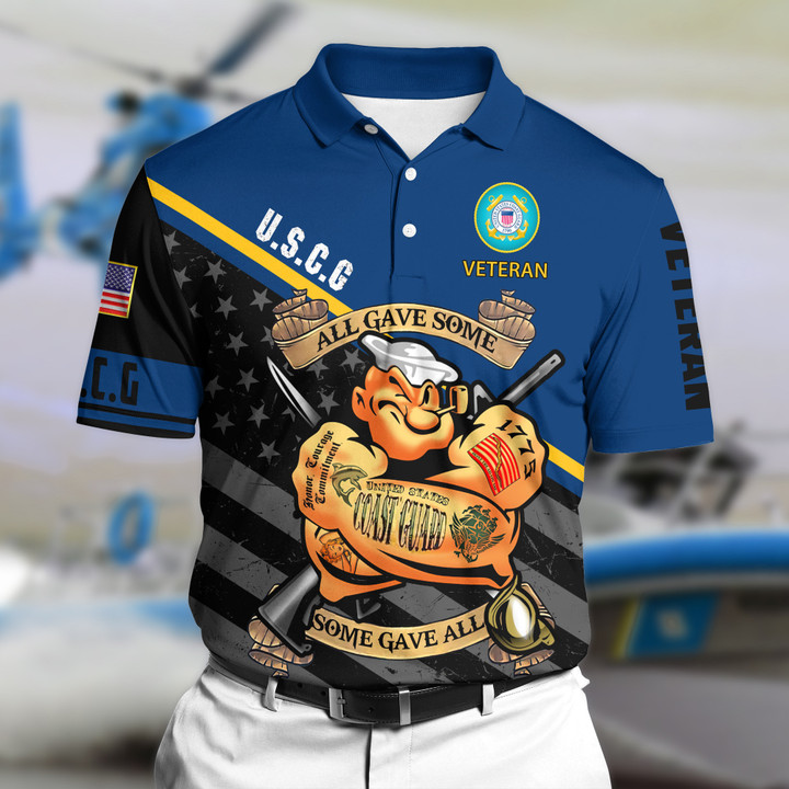 Premium Veteran Polo Shirt All Over Printed DT2201183