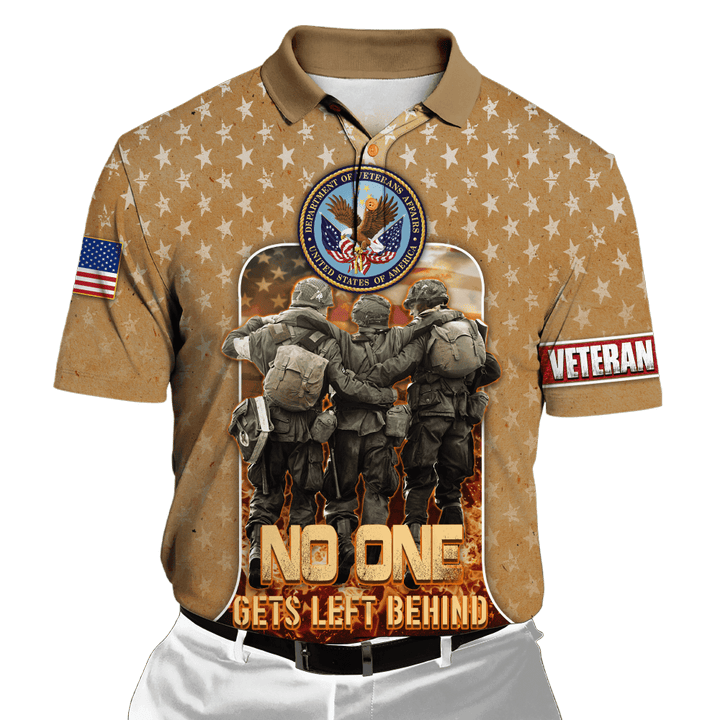 US Veteran - No One Gets Left Behind Unisex Polo Shirts TT281001-VET