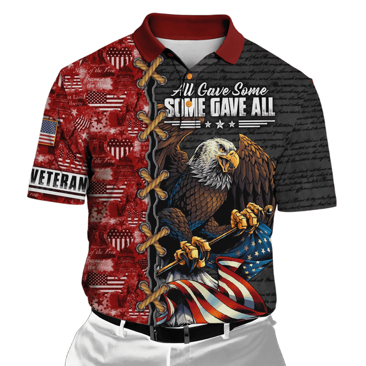 US Veteran - All Gave Some Some Gave All Unisex Polo Shirts MH07102202 - VET