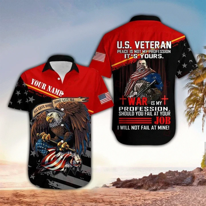 Premium Personalized US Veteran Hawaii Shirt NPVC02061001