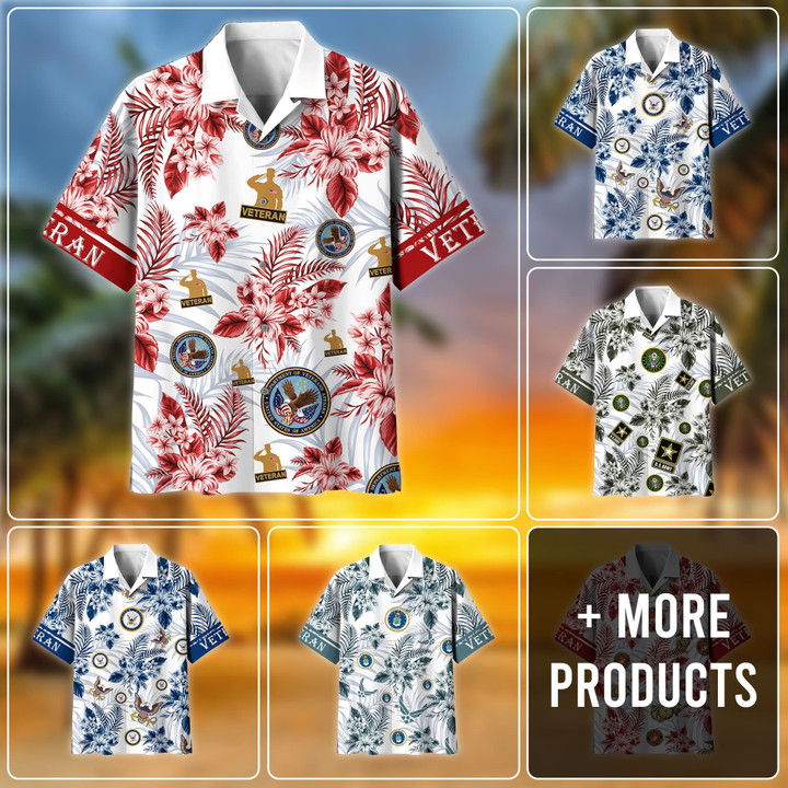 Premium Proud U.S Veteran Hawaii Shirt PVC270601