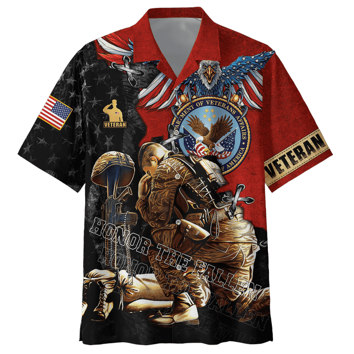 US Veteran - Honor The Fallen Unisex Hawaiian Shirt MON31102201-VET