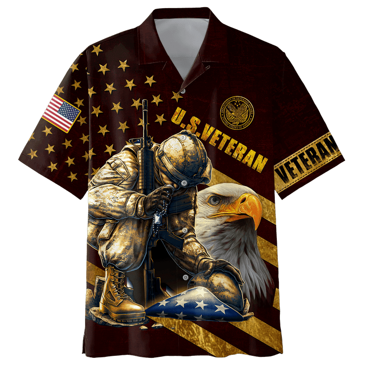 US Veteran - Honor The Fallen 3D Hawaiian Shirt MON10102201-VET