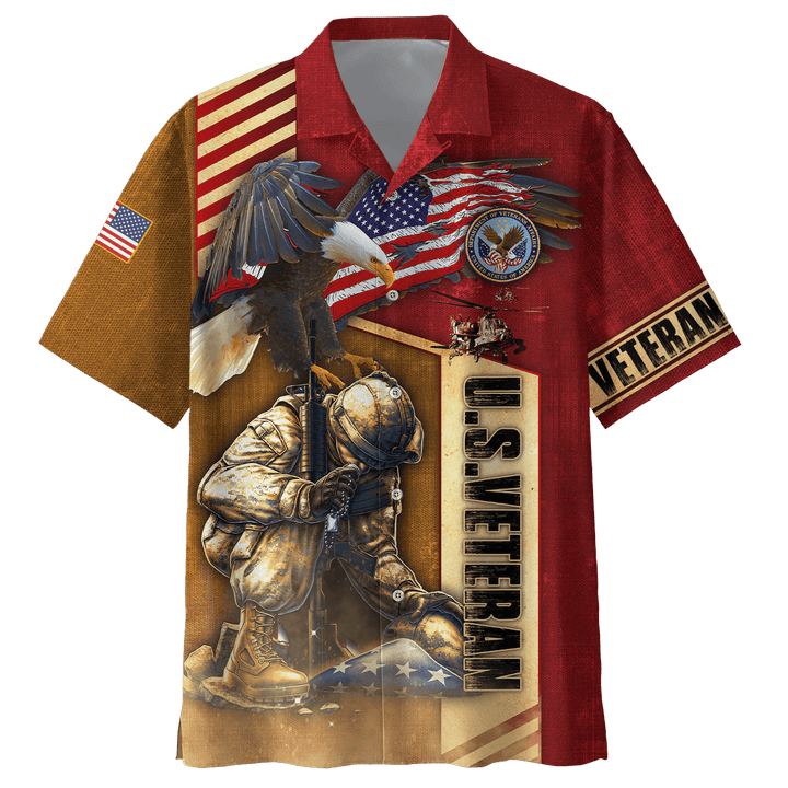 US Veteran - Never Forger Our Fallen Heroes 3D All Over Printed Hawaiian Shirt MH22082202 - VET